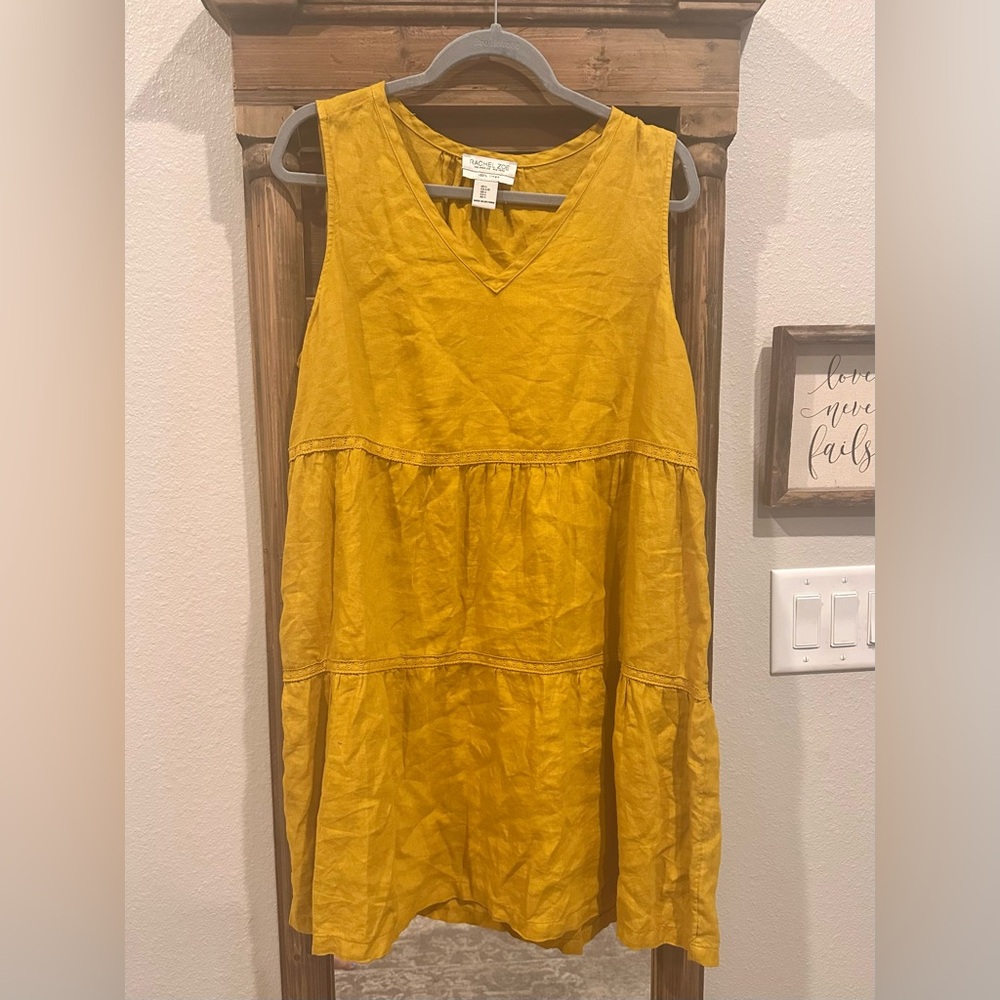 Yellow Sleeveless Dress